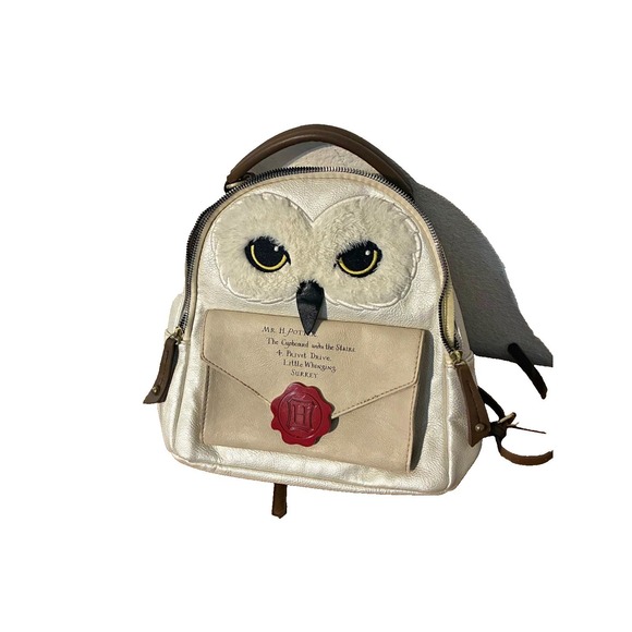 Harry Potter Accessories - Harry Potter Owl handbag/ backpack in pearl white
